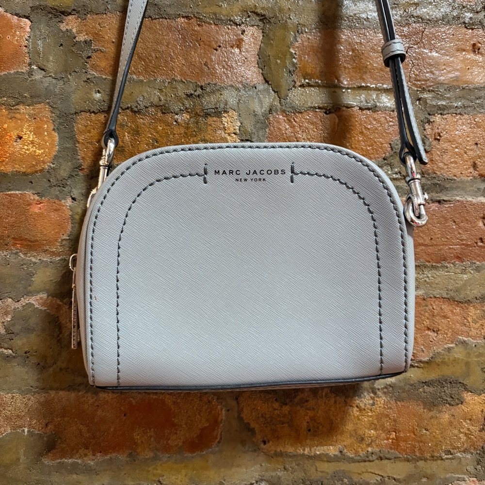 Marc Jacobs New York - Cloud Mist Blue Leather Crossbody Bag
